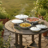 Aluminum Heavy Gauge Wok/Karahi Gift Set