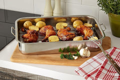 Stainless Steel Roasting Tin with Rack