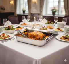 Stainless Steel Roasting Tin with Rack