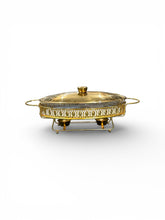 Luxury Gold Oval Chafing Dish