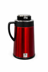 Luxury Insulated Thermal Flask – Wood Finish | Premium Hot & Cold Beverage Server