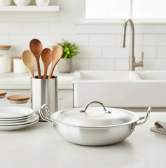 Aluminum Heavy Gauge Wok/Karahi Gift Set