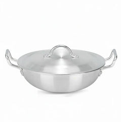 Aluminum Heavy Gauge Wok/Karahi Gift Set
