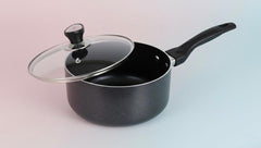 Non Stick Saucepan with Glass Lid