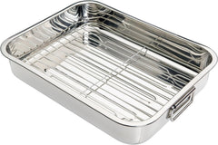 Stainless Steel Roasting Tin with Rack