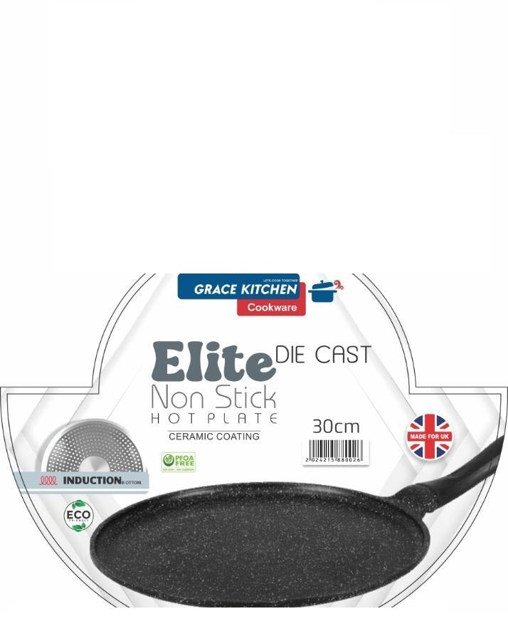 Non-Stick Die-Cast Crepe Pan / Hotplate
