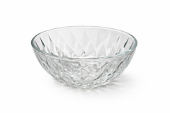 Luxury Cut Glass Serving Bowl Set – 1 Large Bowl & 6 Matching Bowls
