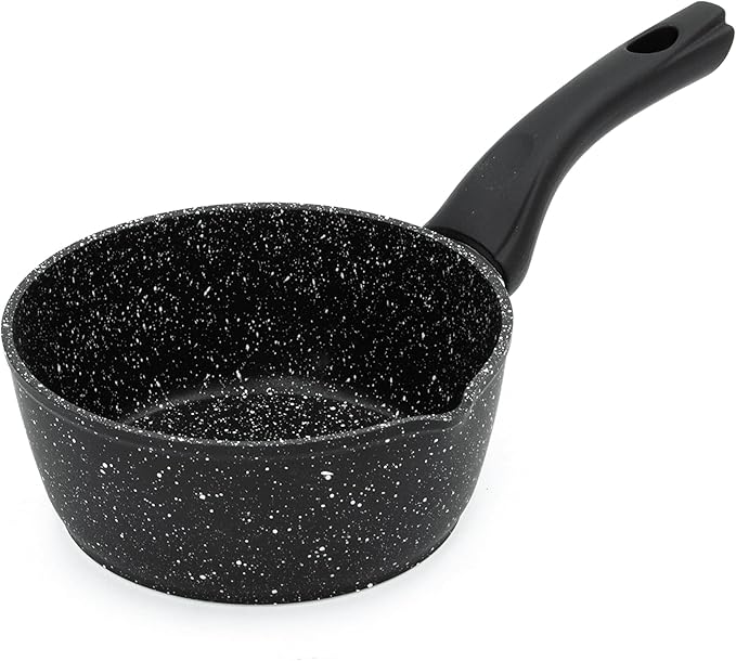 Die-Cast Forged Milk Pan with Soft Touch Handle