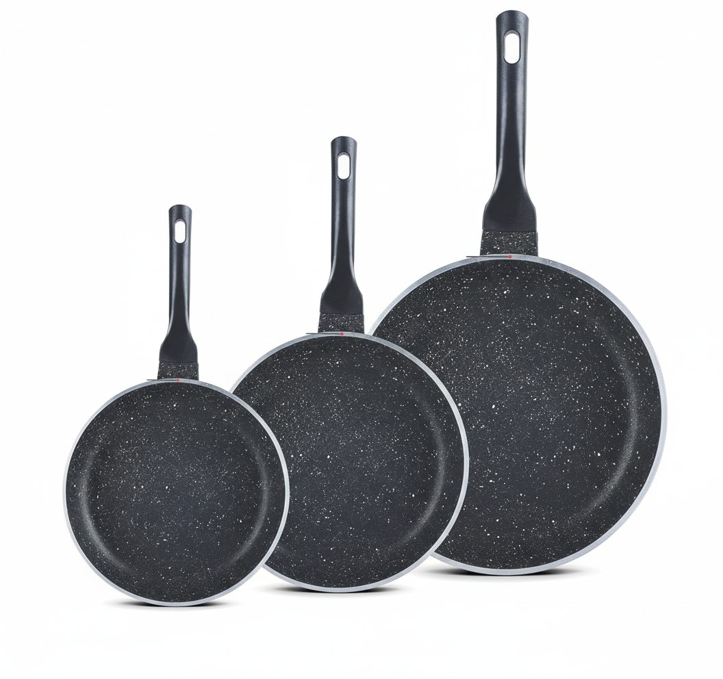 3PC Non Stick Frying Pan Set