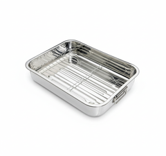 Stainless Steel Roasting Tin with Rack