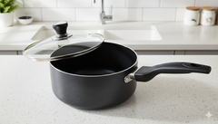Non Stick Saucepan with Glass Lid