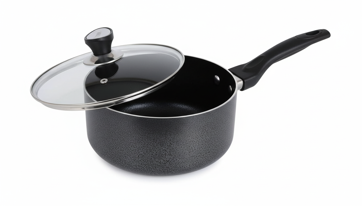 Non Stick Saucepan with Glass Lid