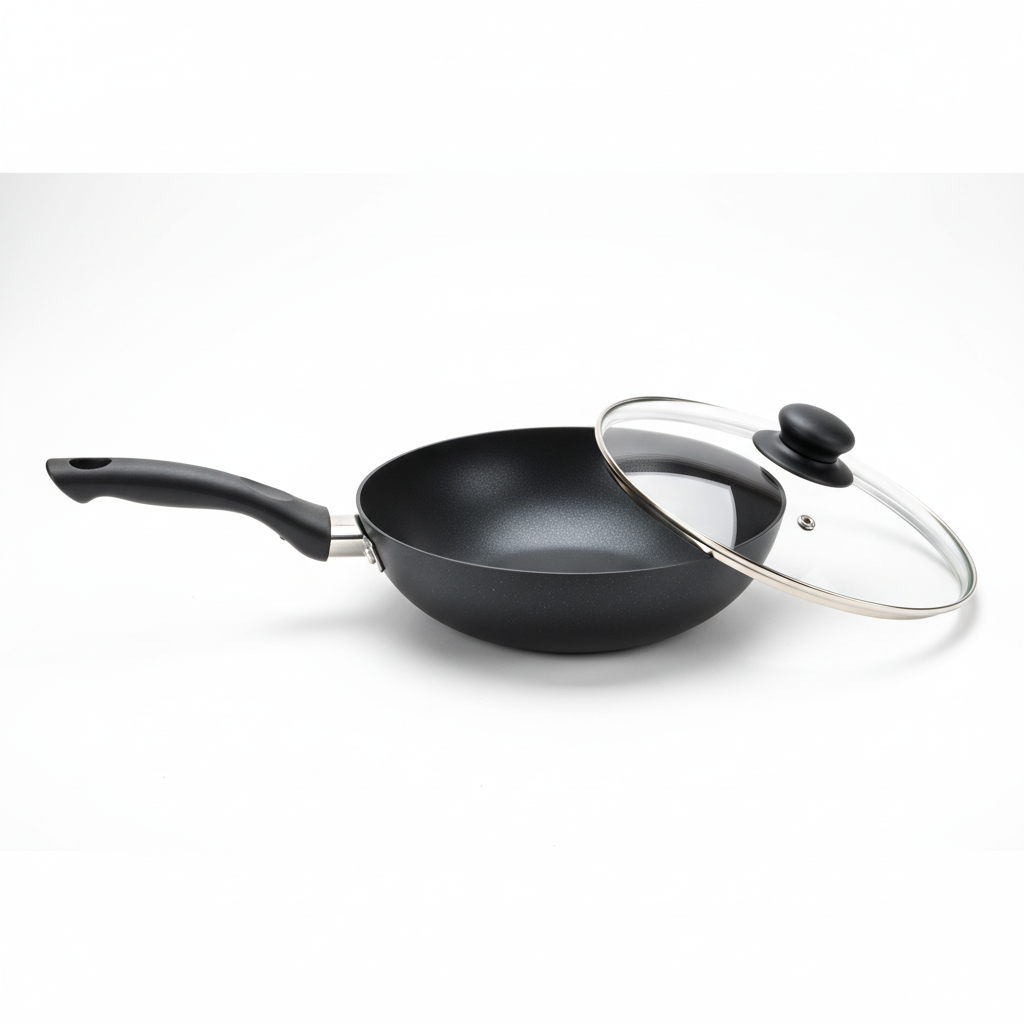 Induction Wok Non Stick with Lid