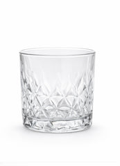 Crystal Cut Glass Tumbler Set – Pack of 6 Elegant Drinking Glasses