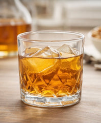 Crystal Cut Glass Tumbler Set – Pack of 6 Elegant Drinking Glasses