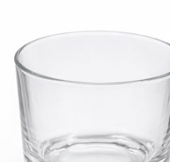 Clear Glass Tumbler Set – Pack of 6 | Minimal Everyday Drinking Glasses