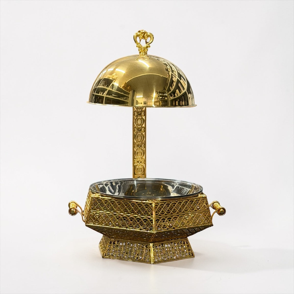 Luxury Gold Dome Buffet Server