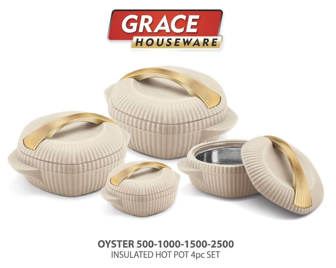 Luxury Insulated Hotpot Set – Pack of 4 | Premium Serving Casserole Bowls