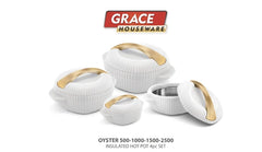 Luxury Insulated Hotpot Set – Pack of 4 | Premium Serving Casserole Bowls